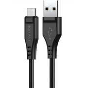  Кабель ACEFAST C3-04 USB-A to USB-C TPE charging data cable Black 