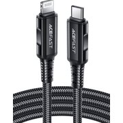  Кабель ACEFAST C4-01 USB-C to Lightning aluminum alloy charging data cable (1.8m) Black 