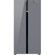  Холодильник Weissgauff WSBS 590 NoFrost Inverter Premium Dark Grey Glass 