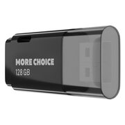  USB-флешка MORE CHOICE MF128-4 USB 128GB 2.0 (4610196407680) Black 