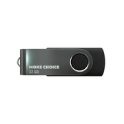  USB-флешка MORE CHOICE MF32-4 USB 32GB 2.0 (4610196407604) Black 