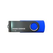  USB-флешка MORE CHOICE MF16-4 USB 16Gb 2.0 (4610196407567) Blue 