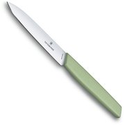  Нож кухонный Victorinox Swiss Modern (6.9006.1042) стальной универсальный лезв.100мм прямая заточка зеленый 