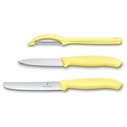  Набор ножей кухонных Victorinox Swiss Classic (6.7116.31L82) компл.:2шт овощеч. желтый карт.коробка 