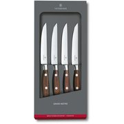  Набор ножей кухонных Victorinox Grand Maitre Steak (7.7240.4) компл.:4шт дерево подар.коробка 