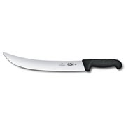  Нож кухонный Victorinox Cimeter (5.7303.31) стальной разделочный для стейка лезв.310мм прямая заточка черный 