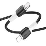  Дата-кабель BOROFONE BX84 Rise charging data cable Lightning 1м (чёрный) 