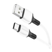  Дата-кабель BOROFONE BX84 Rise charging data cable Type-C 1м (белый) 