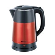  Чайник электрический KELLI KL-1374 1,8л, стекло, red 