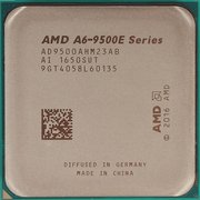  Процессор AMD A6 9500E AD9500AHM23AB 2C/2T CPU Bristol Ridge 3.0/3.4GHz,1MB,35W,AM4, Radeon R5 Series, tray 