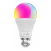  Умная лампа MOES Smart LED Bulb (WB-TDA7-RCW-E27) светодиодная Wi-Fi, E27, 7 Вт, 630 Лм, холодный белый 