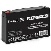  Аккумуляторная батарея ExeGate DT 609 EX294051RUS (6V 9Ah, клеммы F1) 
