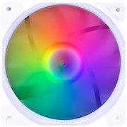  Вентилятор 1STPLAYER F1 F1-WH 120mm, LED 5-color, 1000rpm, 3pin. white. bulk 