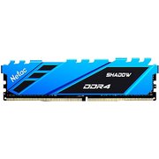  ОЗУ DDR4 Netac Shadow 8GB NTSDD4P32SP-08B 3200MHz CL16 1.35V blue with radiator 