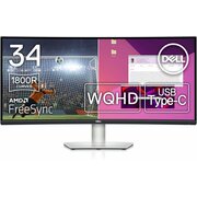  Монитор Dell S3423DWC (210-BEJE) серебристый/черный 