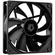  Вентилятор ID-COOLING XF-120-K 120x120x25мм (PWM, Low Noise, резиновые углы, 700-1800об/мин, черный) BOX 
