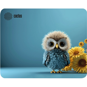  Коврик для мыши Cactus CS-MP-P07XS Owl blue 220x180x2мм 