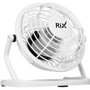  Вентилятор настольный RIX RDF-1500USB белый 
