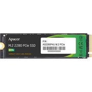  SSD Apacer AS2280P4U (AP1TBAS2280P4U-1) 1TB M.2 PCIe Gen3x4, R3500/W3000 Mb/s, MTBF 1.8M, 3D NAND, NVMe, Retail 