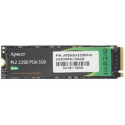 SSD Apacer AS2280P4U (AP256GAS2280P4U-1) 256 Gb , M.2, PCIe Gen3 x4, NVMe, 3500/3000 MB/s 
