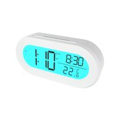  Часы-будильник электронные RITMIX CAT-110 White 