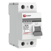  УЗО EKF PROxima ВД-100 2P (elcb-2-25-10-em-a-pro) 