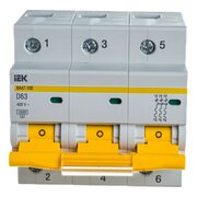  Автоматический выключатель IEK ВА 47-100 (MVA40-3-063-D) 