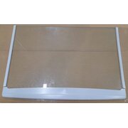  Полка стеклянная DON 495 х 338 х 4 с обрамлением нижняя (для холодильников R-290; R-296) 