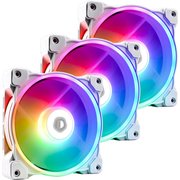  Вентилятор ID-COOLING ZF-12025-ARGB TRIO SNOW (3 in 1) 120x120x25мм 20шт./кор, PWM, Low Noise, Addresable RGB, 500-1600об/мин 