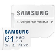  Карта памяти Samsung microSDXC 64Gb MB-MC64KA/RU Class10 EVO PLUS + adapter 