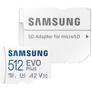  Карта памяти Samsung microSDXC 512Gb MB-MC512KA/RU Class10 EVO PLUS + adapter 