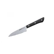  Нож Samura SHR-0011B/K овощной Harakiri, 9,9 см, корроз.-стойкая сталь, ABS пластик, черный 