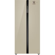  Холодильник Weissgauff WSBS 500 Inverter NoFrost Beige Glass 