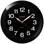  Часы настенные TROYKA 11100196 Черные 