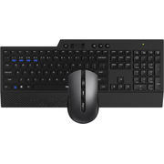  Клавиатура + мышь Rapoo 8200T клав черный мышь черный, USB slim 