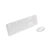  Клавиатура + мышь Rapoo X260S клав:белый мышь:белый USB беспроводная 