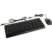  Комплект клавиатура+мышь A4Tech Fstyler F1512 black USB проводн. 