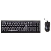  Комплект клавиатура и мышь OKLICK 621M Iru клав черный мышь черный USB 