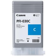  Картридж струйный Canon PFI-030C 3490C001АА голубой (55мл) для Canon imagePROGRAF TA-20, TA-30, TM-240, TM-340. 