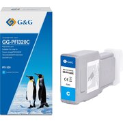  Картридж струйный G&G GG-PFI320C PFI-320C голубой (300мл) для Canon imagePROGRAF TM-200/200MFP/205/300/300MFP/305 