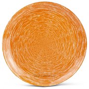  Тарелка обеденная Luminarc Brush Mania Orange Браш Мания Оранж 26см P1401 