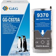  Картридж струйный G&G GG-C9370A фото черный (130мл) для HP HP Designjet T610, T770, T790eprinter, T1300eprinter, T1100, T1100PS, T1120, T1120PS, T1200 