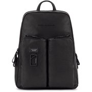  Рюкзак унисекс Piquadro Harper CA3869AP/N черный натур.кожа 