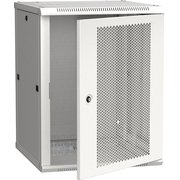  Шкаф коммутационный ITK Linea W (LWR3-12U66-PF) настенный 12U 600x600мм пер.дв.перфор. серый сталь 