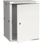  Шкаф коммутационный ITK Linea W (LWR3-18U66-MF) настенный 18U 600x600мм пер.дв.металл серый 