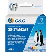  Картридж струйный G&G GG-3YM63AE 305XL многоцветный (11.6мл) для HP DeskJet 2320/2710/2720/2300 