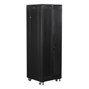  Шкаф серверный Lanmaster TWT-CBB-42U-8X10-G1 напольный 42U 800x1000мм пер.дв.стекл черный 