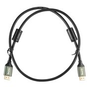  Кабель аудио-видео Buro HDMI (m)/HDMI (m) 1м. феррит.кольца Позолоченные контакты черный (BHP-HDMI-2.1-1G) 