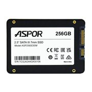  SSD Aspor 4656754799484 2.5" 256GB SATA3 (QLC, YS, R/W 550/470MB/s, Plastic case) OEM 