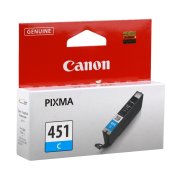  Картридж CANON CLI-451C 6524B001 голубой для Canon Pixma iP7240/MG6340/MG5440 
